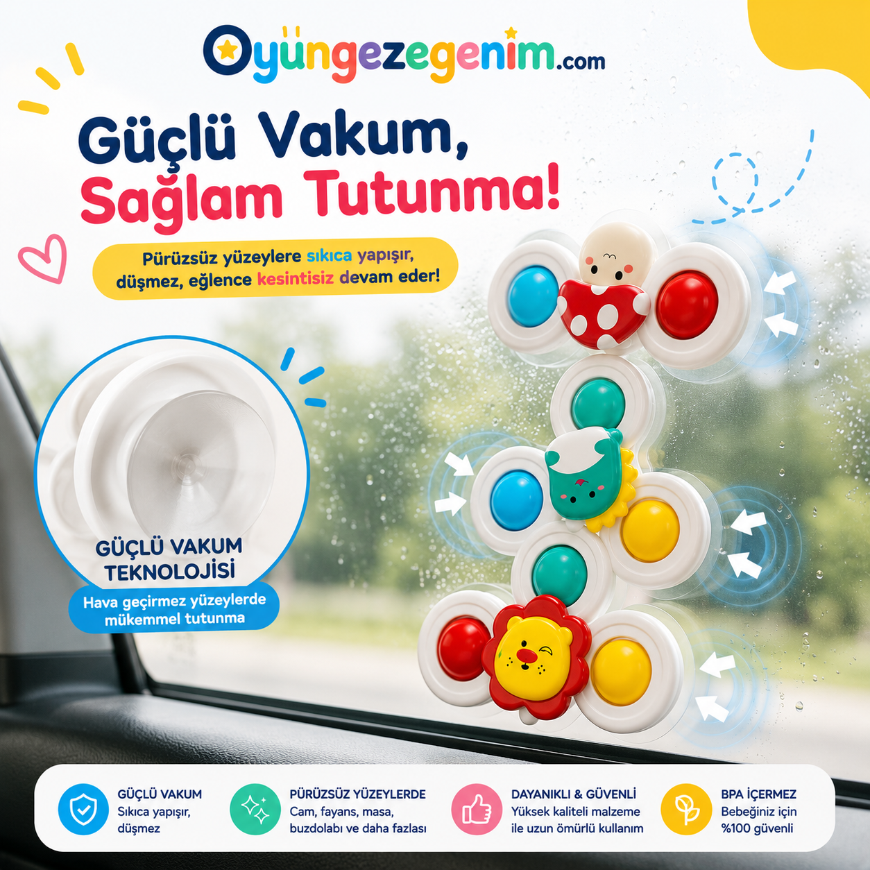 OyunGezegenim DönDön 3'lü Duyusal Gelişim Seti
